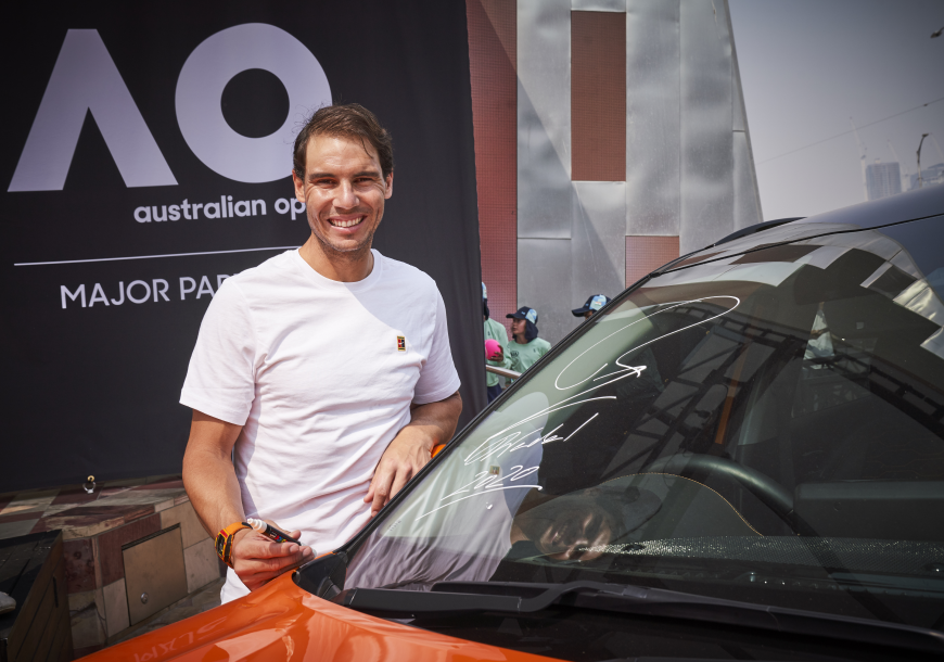 Kia Motors і Рафаель Надаль представили офіційні автомобілі Australian Open 2020